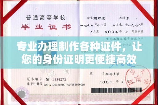 正宁专业办理制作各种证件，让您的身份证明更便捷高效
